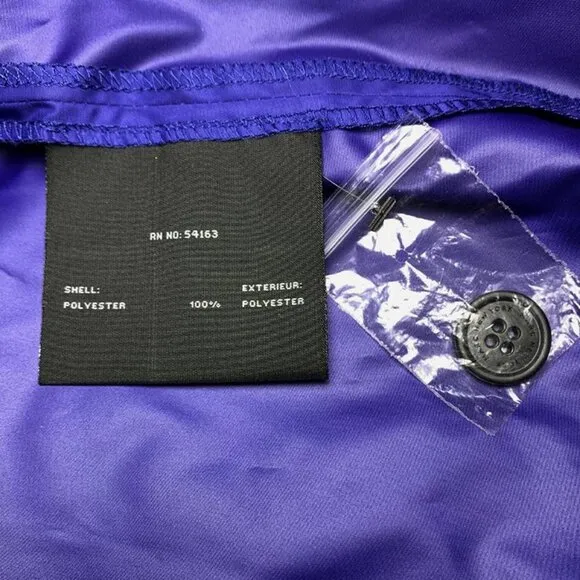 MARC NEW YORK Longline Drawstring Waist Parachute Raincoat