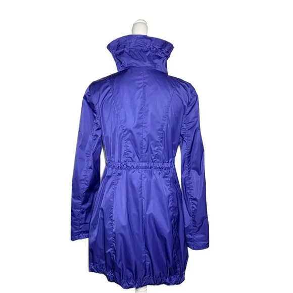 MARC NEW YORK Longline Drawstring Waist Parachute Raincoat
