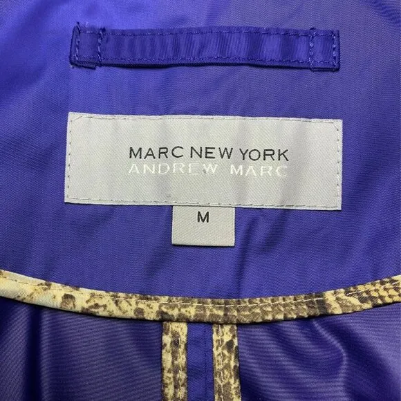 MARC NEW YORK Longline Drawstring Waist Parachute Raincoat