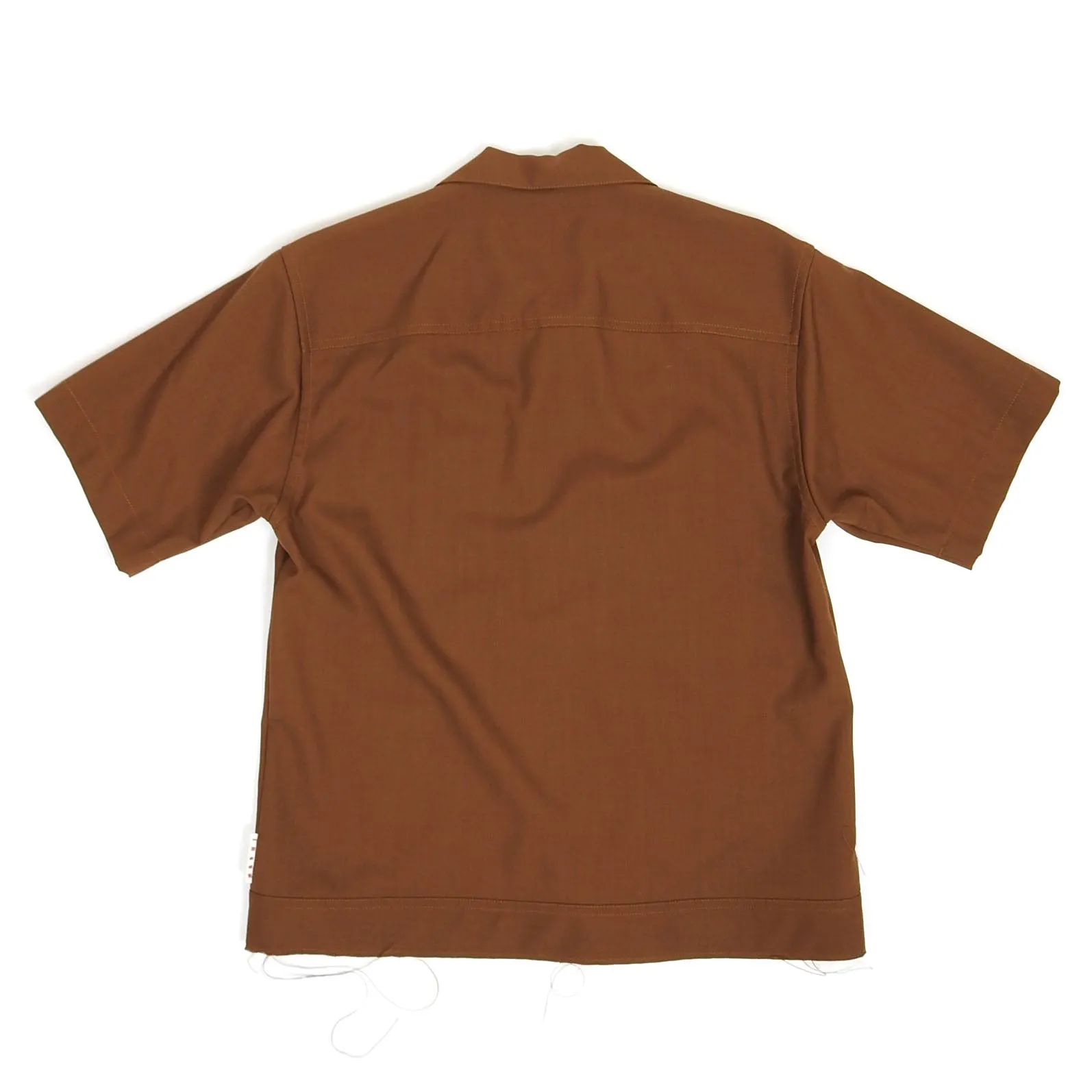 Marni Wool S/S '21 SS Work Shirt Size 46