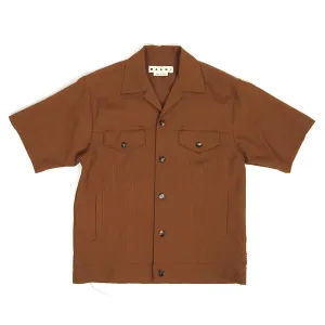 Marni Wool S/S '21 SS Work Shirt Size 46
