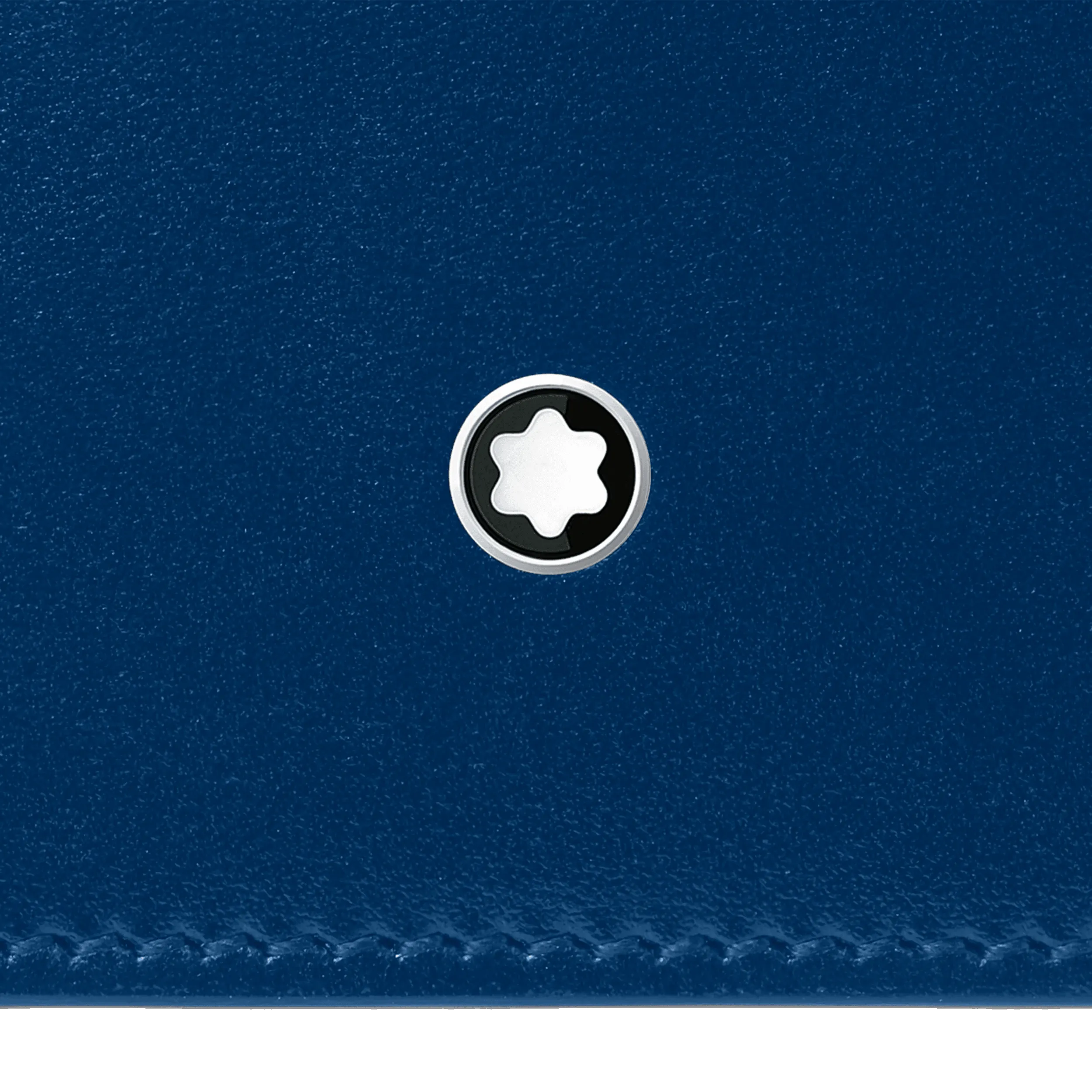 Montblanc 15 long portfolio mesherstück black/blue 129681