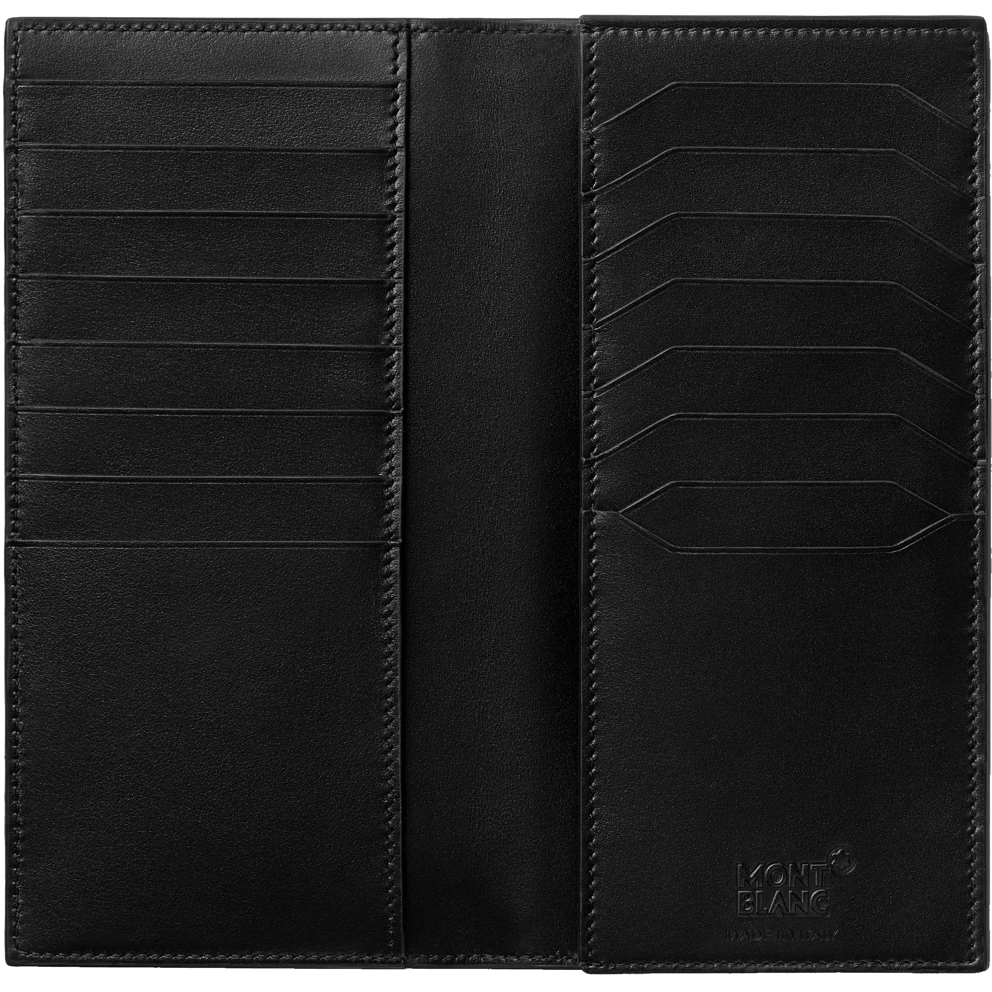 Montblanc 15 long portfolio wallet mesherstück black 129680