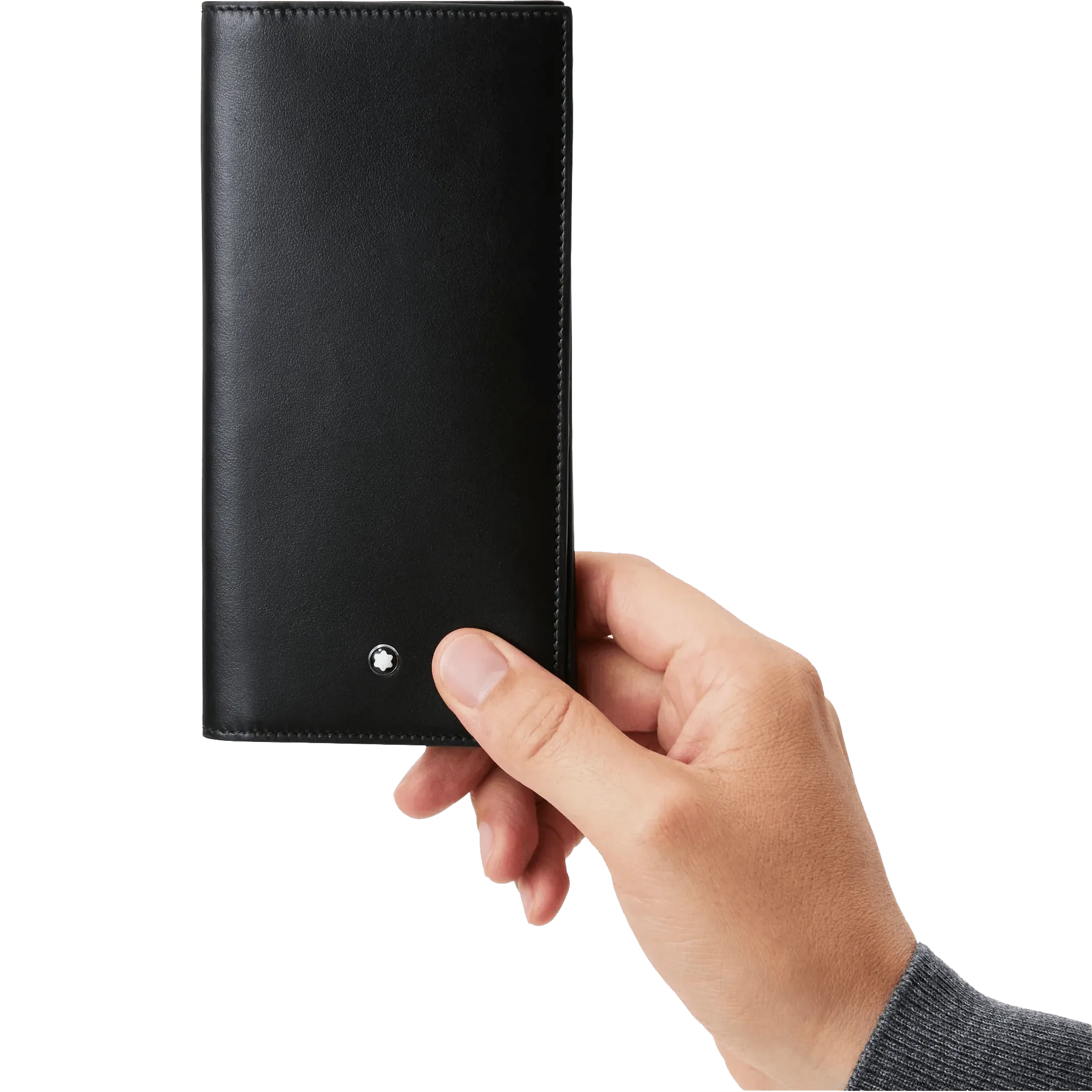 Montblanc 15 long portfolio wallet mesherstück black 129680
