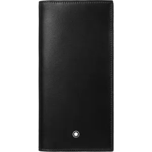 Montblanc 15 long portfolio wallet mesherstück black 129680