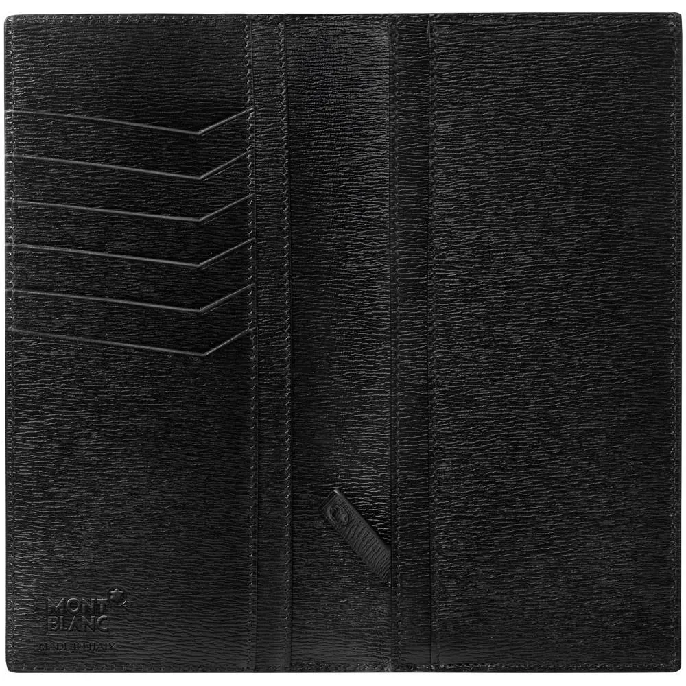 Montblanc Long Long Wallet 6 Pocket compartments with 4810 Westside Black Hinge 114694