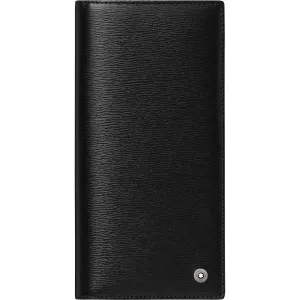 Montblanc Long Long Wallet 6 Pocket compartments with 4810 Westside Black Hinge 114694