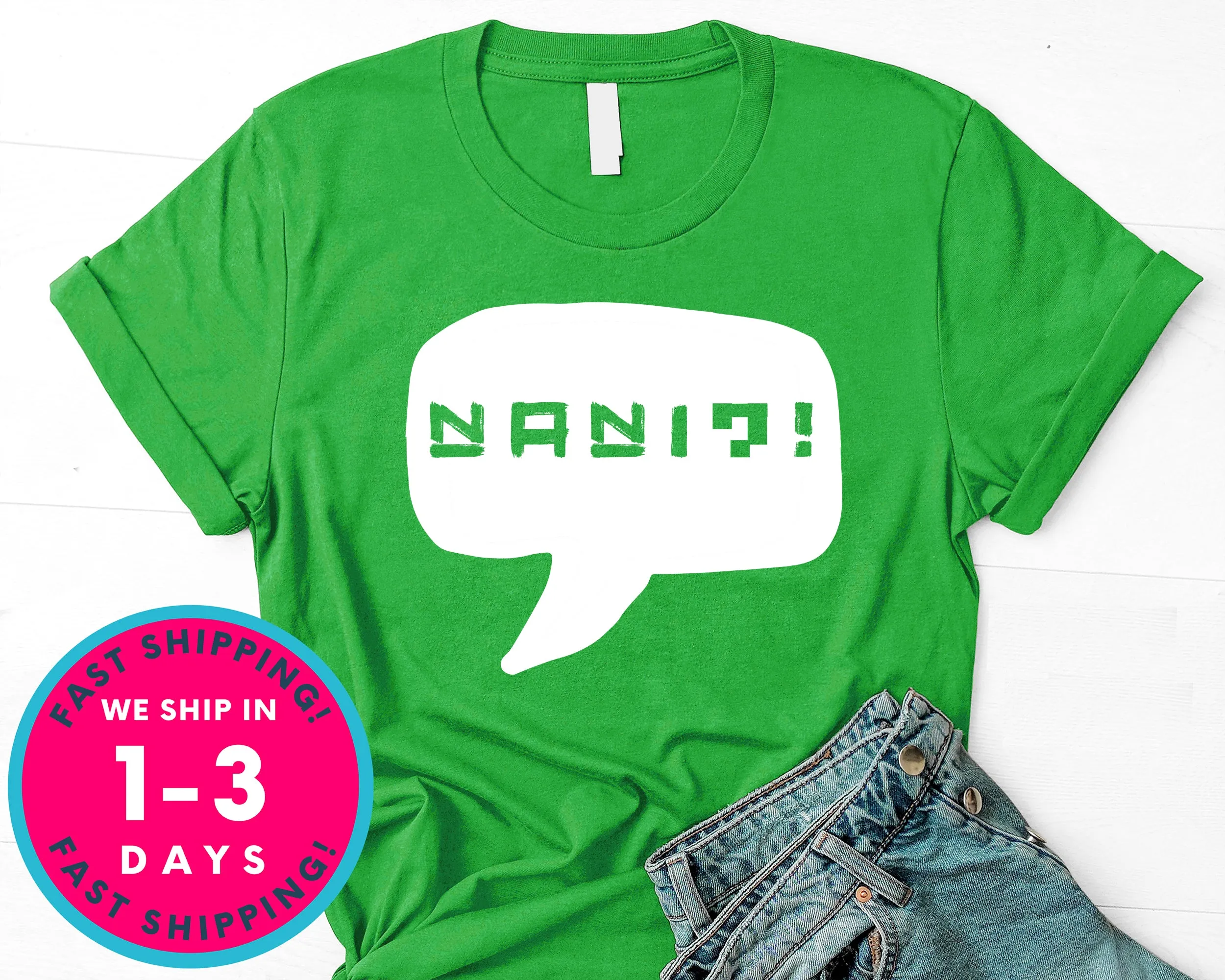 Nani What T-Shirt - Anime Cartoon Shirt