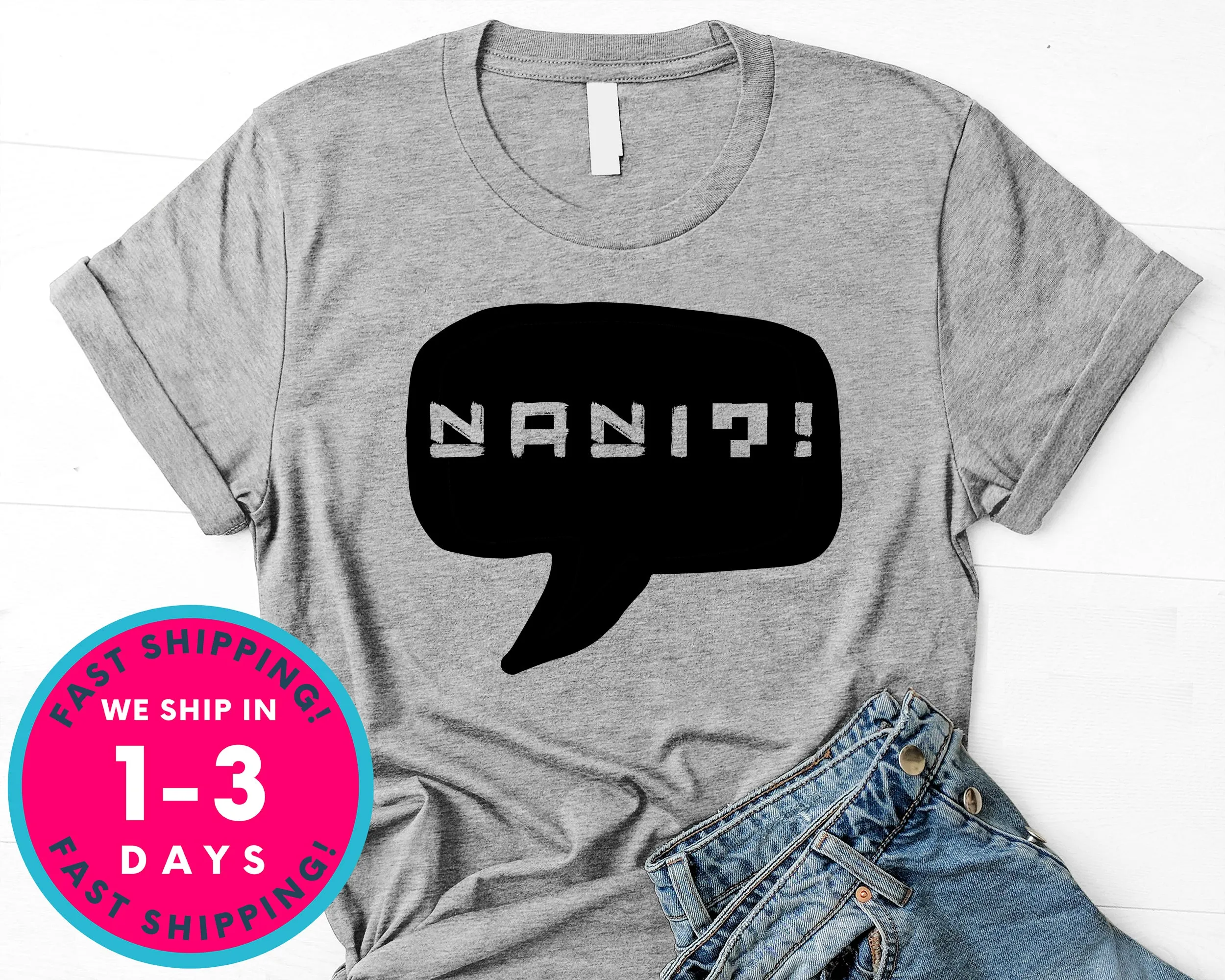 Nani What T-Shirt - Anime Cartoon Shirt
