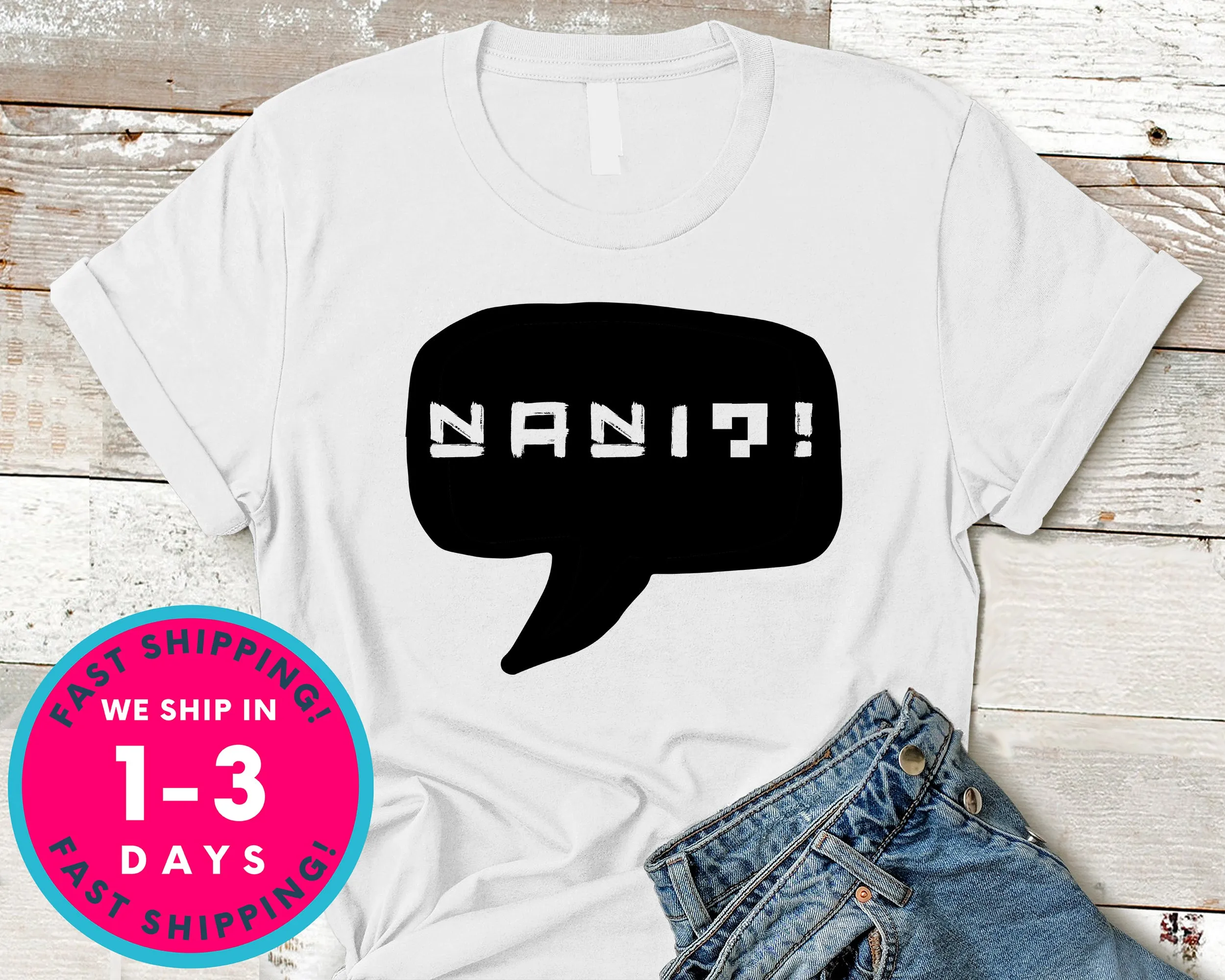 Nani What T-Shirt - Anime Cartoon Shirt