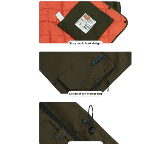 Naturehike flame retardant goose down blanket - Army Green