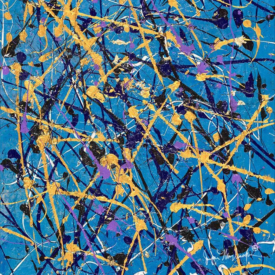 Neptune's Secret Moon  (Embellished-Hand Signed by the Artist)