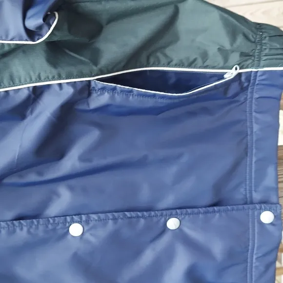 NIKE Vintage Women's Windbreaker bomber snap cropped Jacket Sz S