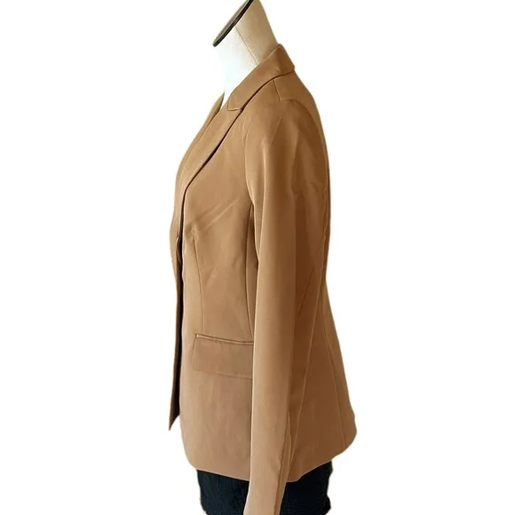 NWOT Calvin Klein Women's One-Button Blazer In Color Lug