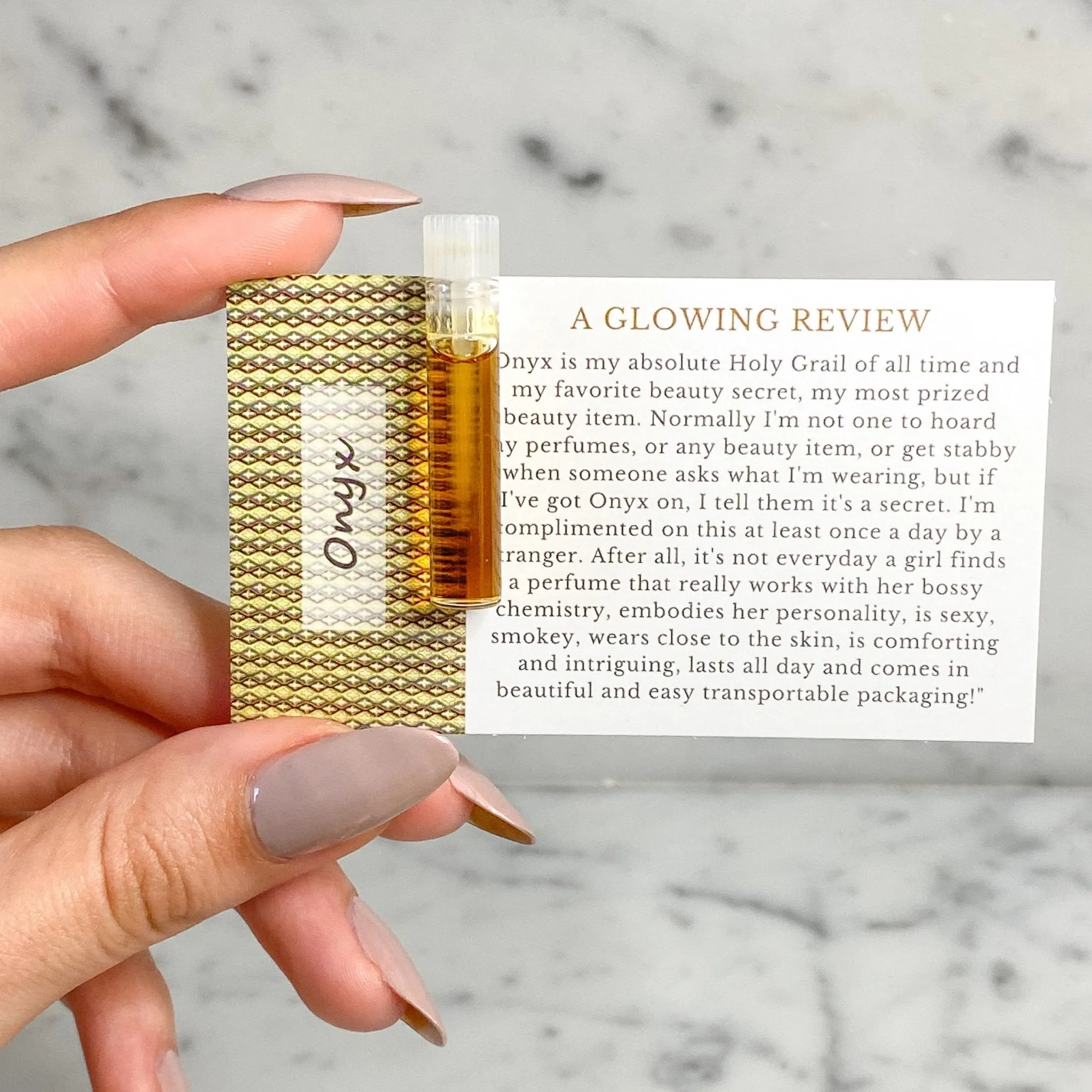 Onyx Perfume Oil Concentrate Sample by Sage
