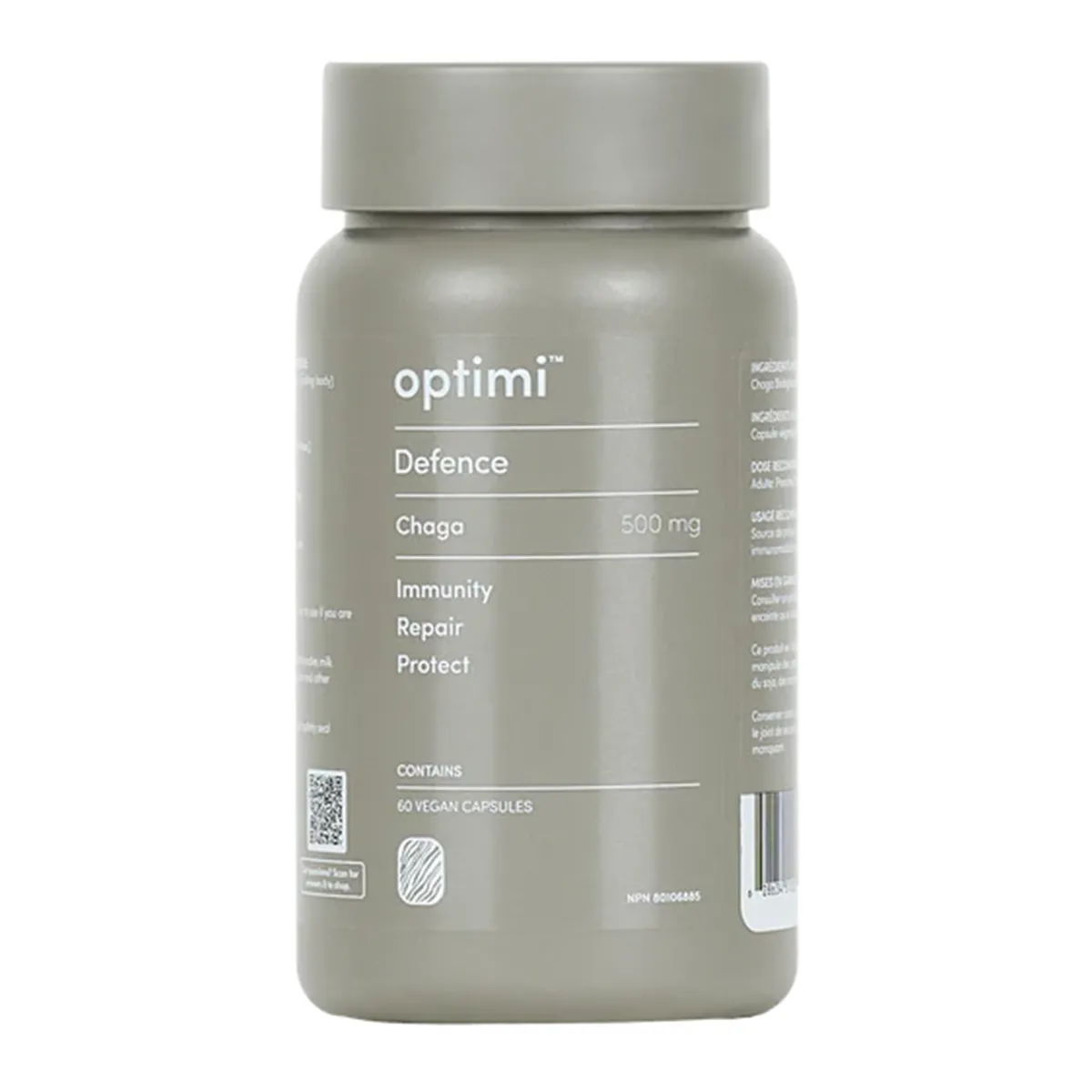 Optimi Defence Chaga Mushroom 60 Vegan Caps