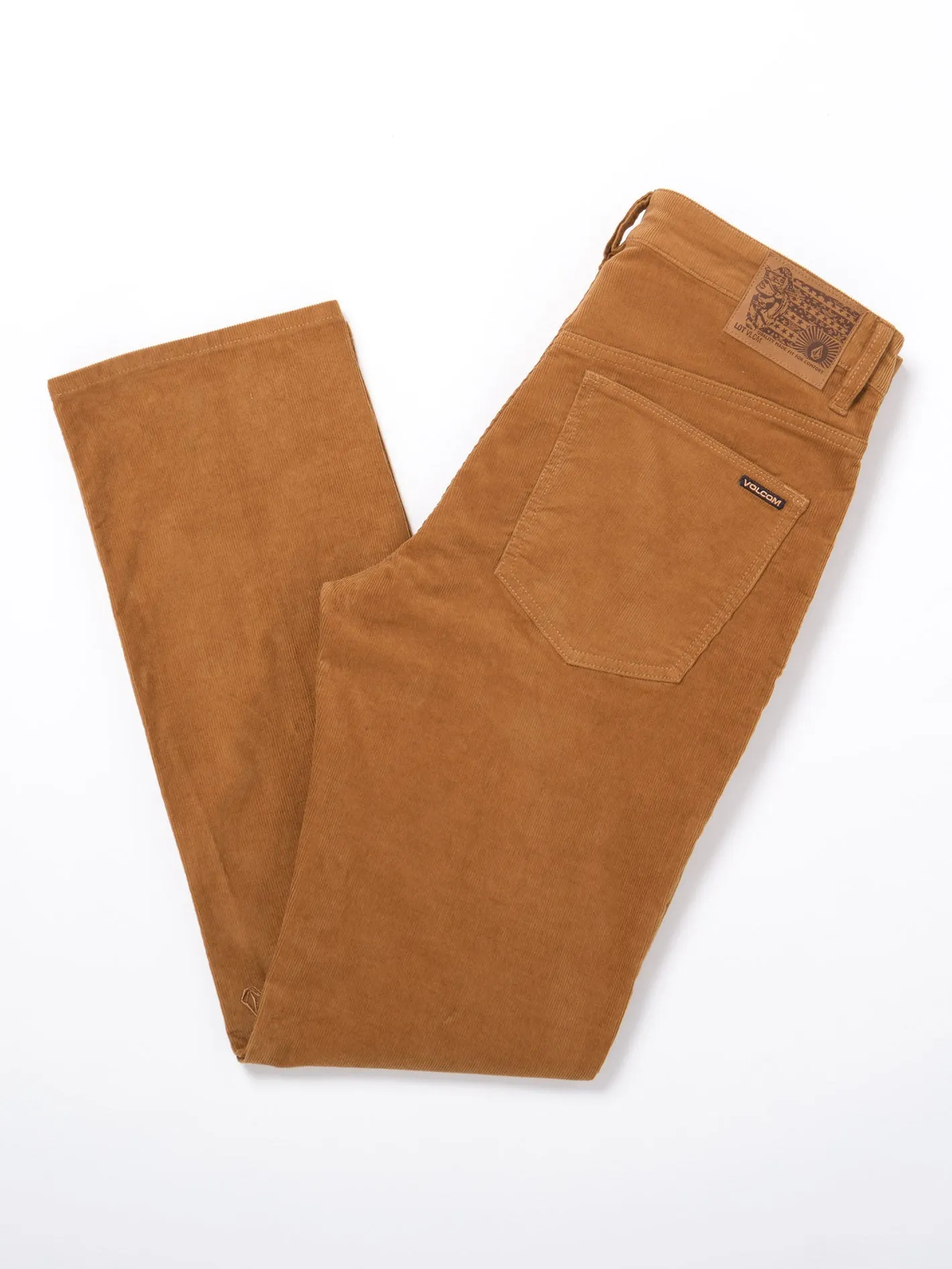 Pantalon Solver en velours côtelé 5 poches - TOBACCO