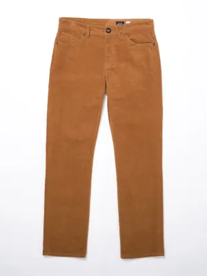 Pantalon Solver en velours côtelé 5 poches - TOBACCO