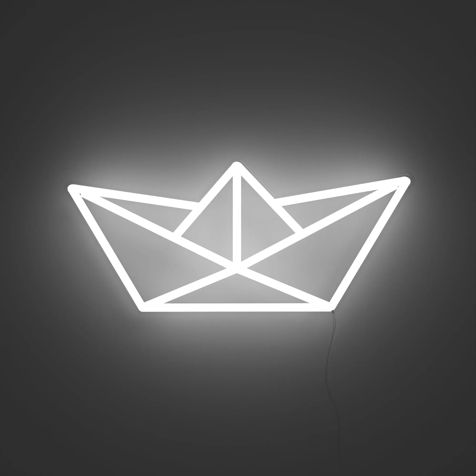 Paper Sailboat - LED neon sign
