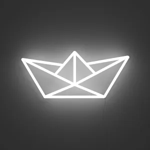 Paper Sailboat - LED neon sign