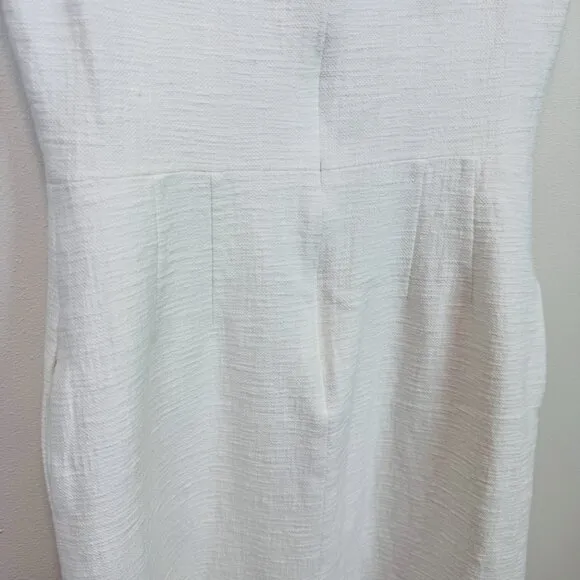 Pearl By Lela Rose Sleeveless cotton dress size 10 button front Missing …