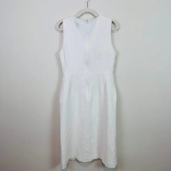 Pearl By Lela Rose Sleeveless cotton dress size 10 button front Missing …