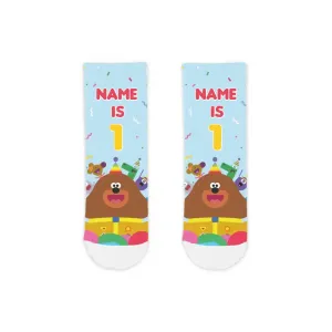 Personalised Hey Duggee Birthday Kids' Socks