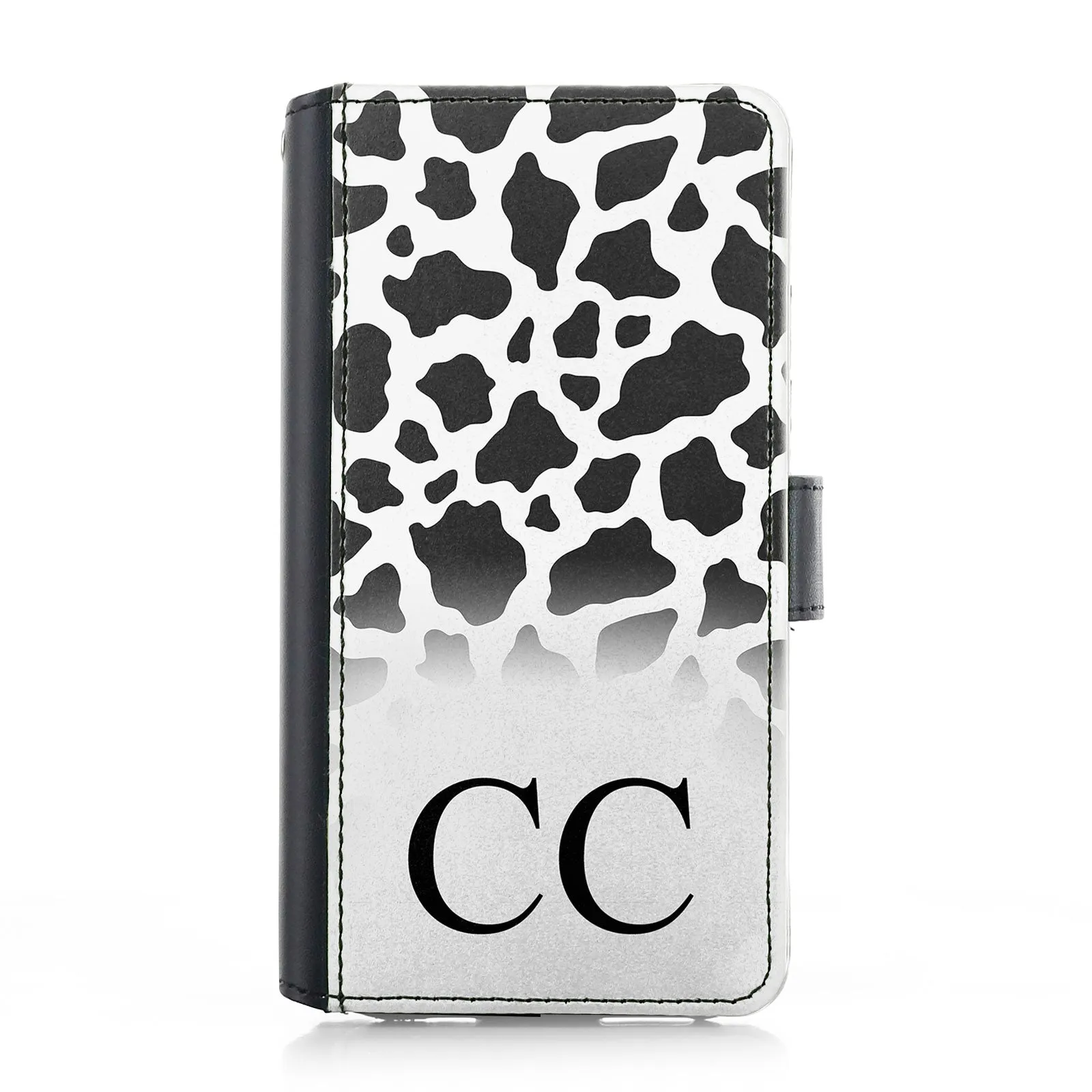 Personalised Samsung Leather Case - Cow Skin and Initial