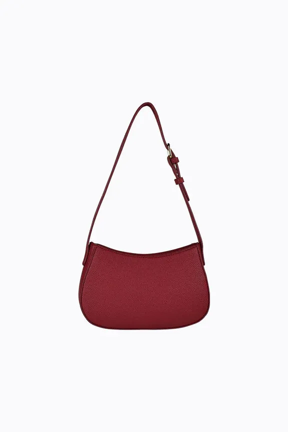 Peta   Jain Mood Shoulder Bag - Cherry Pebble/Gold