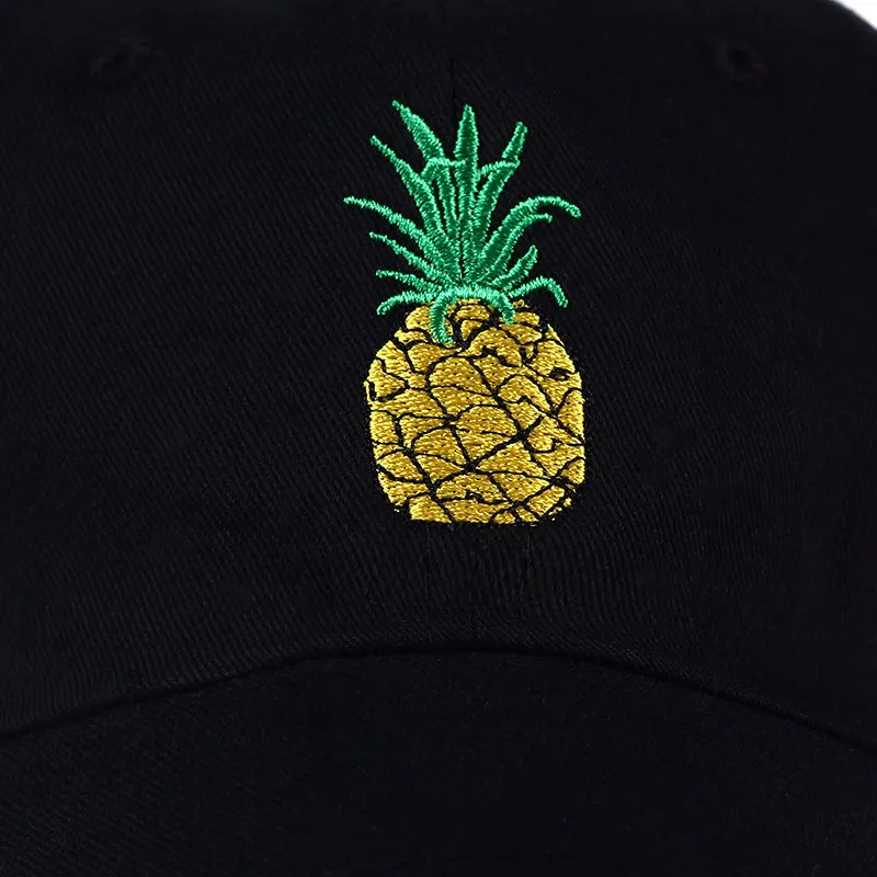 Pineapple Embroidery Cap