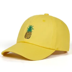Pineapple Embroidery Cap
