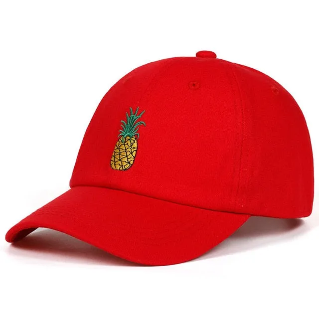 Pineapple Embroidery Cap