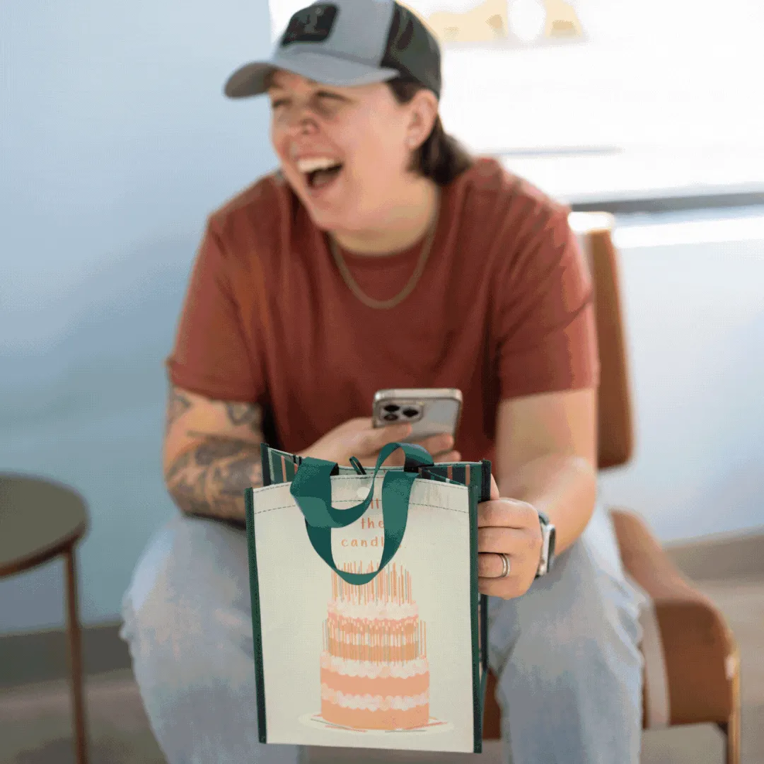 Play | Medium | Reusable Gift Bag   QR Greeting Card