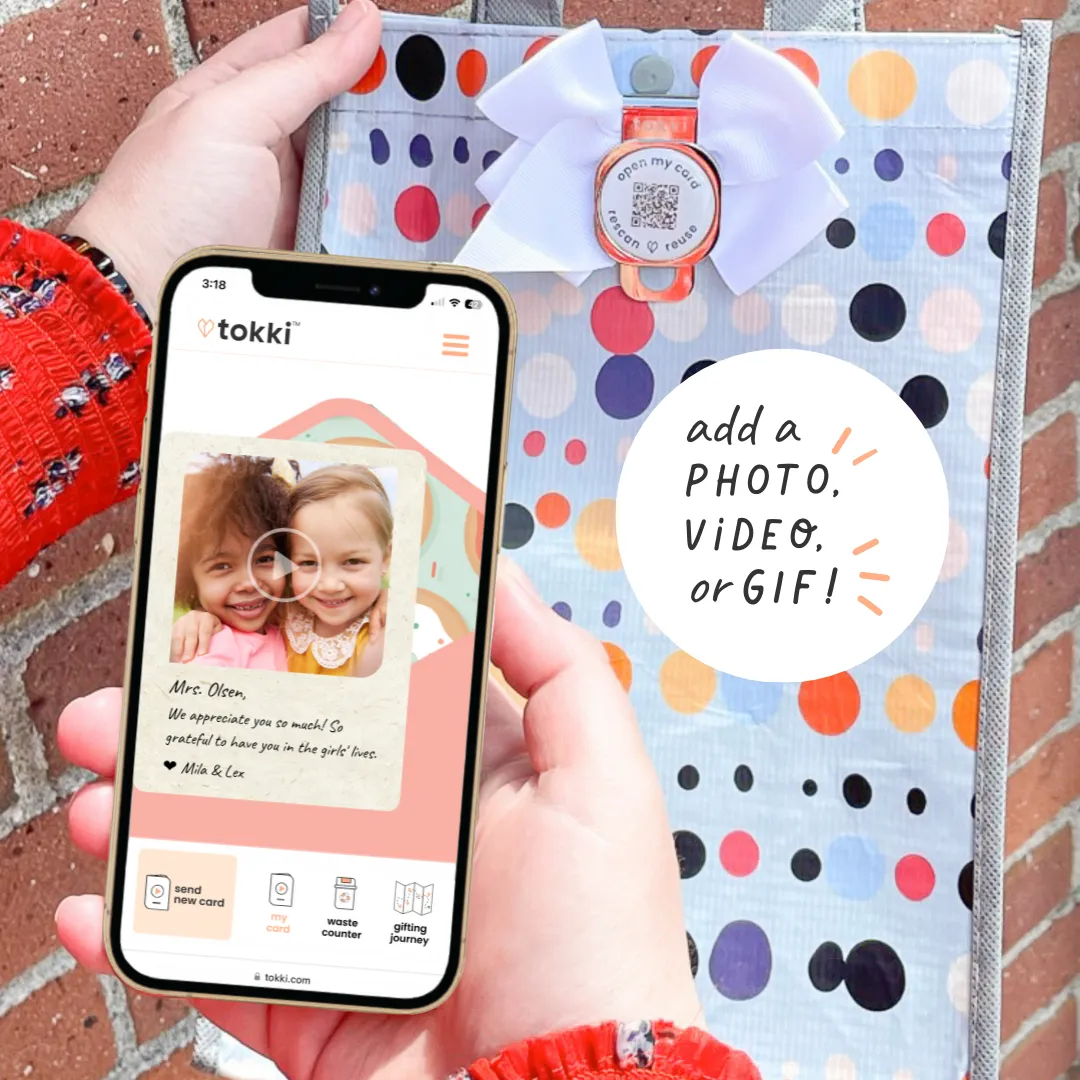 Play | Medium | Reusable Gift Bag   QR Greeting Card