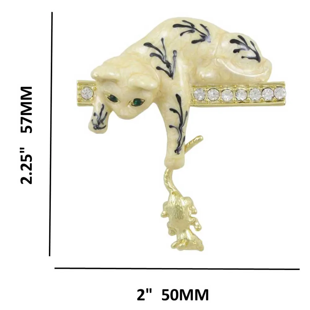 Playful Cats Brooch Pin Bundle - CATSET1