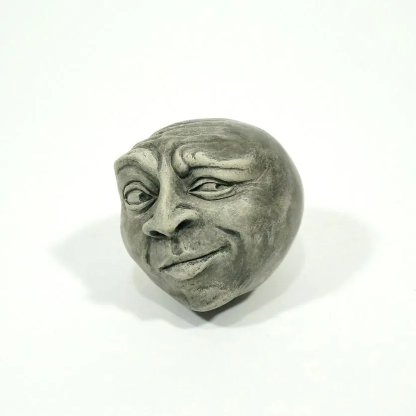 Playful Concrete Tabletop Heads