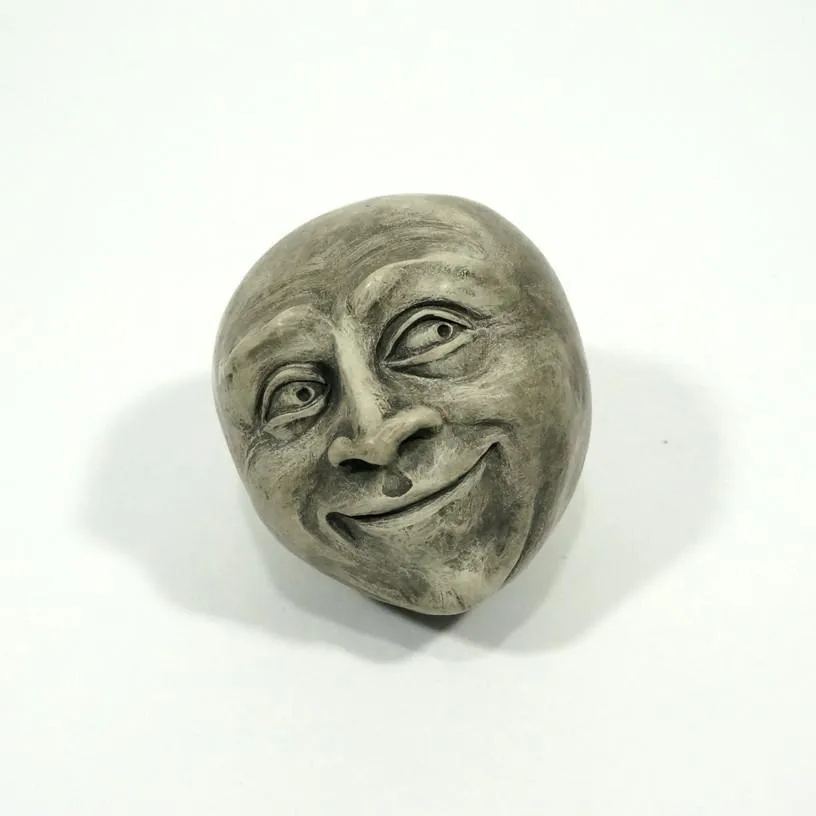 Playful Concrete Tabletop Heads
