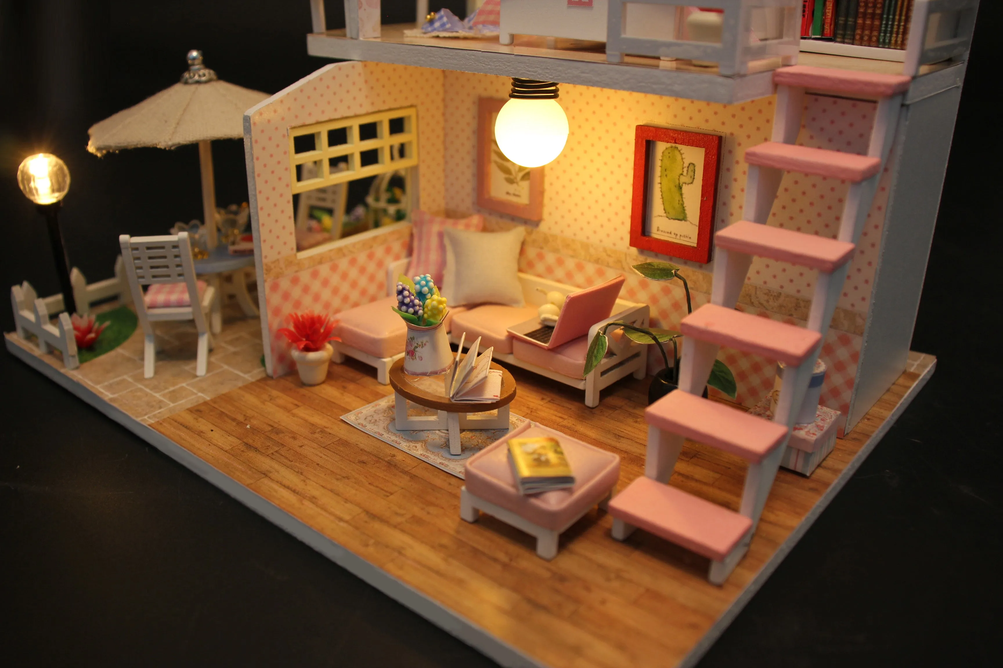 Playful DIY Miniature Dollhouse