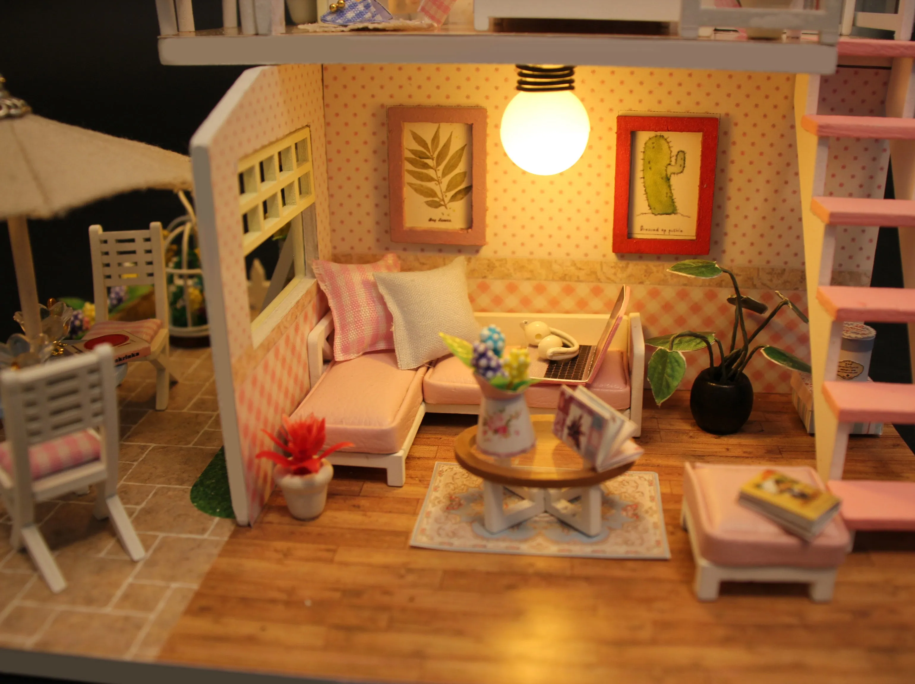 Playful DIY Miniature Dollhouse