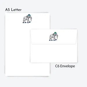 Playful Elephant Letter Writing Set - REFILL