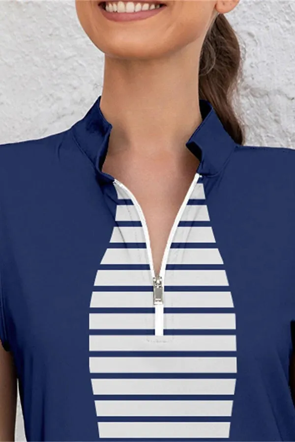 Playful Nautical-Dress UPF50 