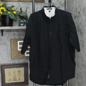 Port Authority Mens Short Sleeve Button Up Shirt S508 16666cce1be0e3 Black 2XL