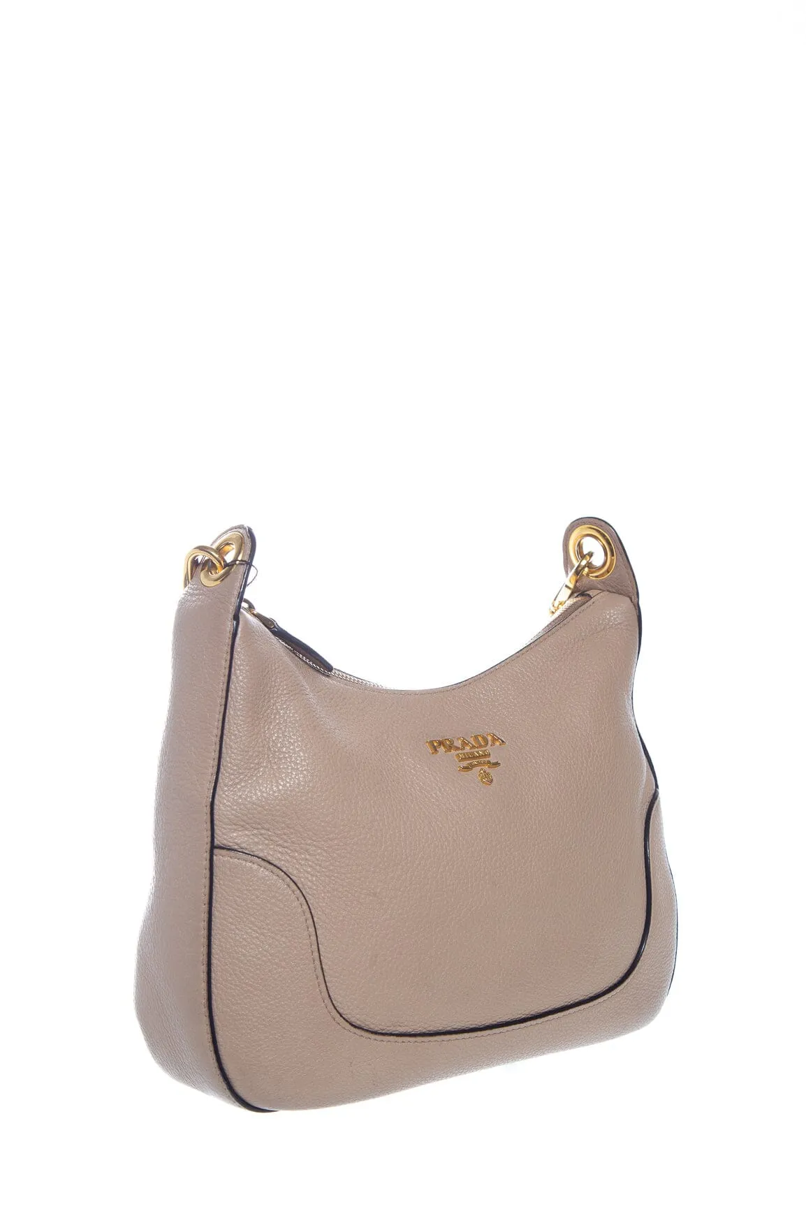 Prada Nude Leather Vitello Phenix Handbag