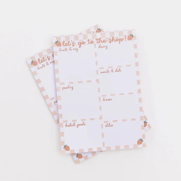 Pretend Play Coffee Shop Notepad