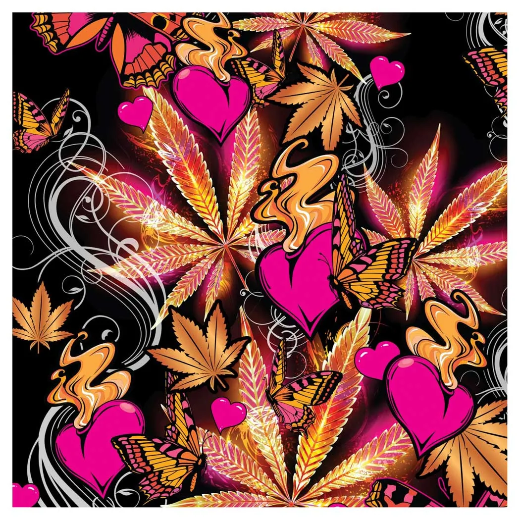 Prints Charming Buzzed 5" Pink Kush Mini Vibrator