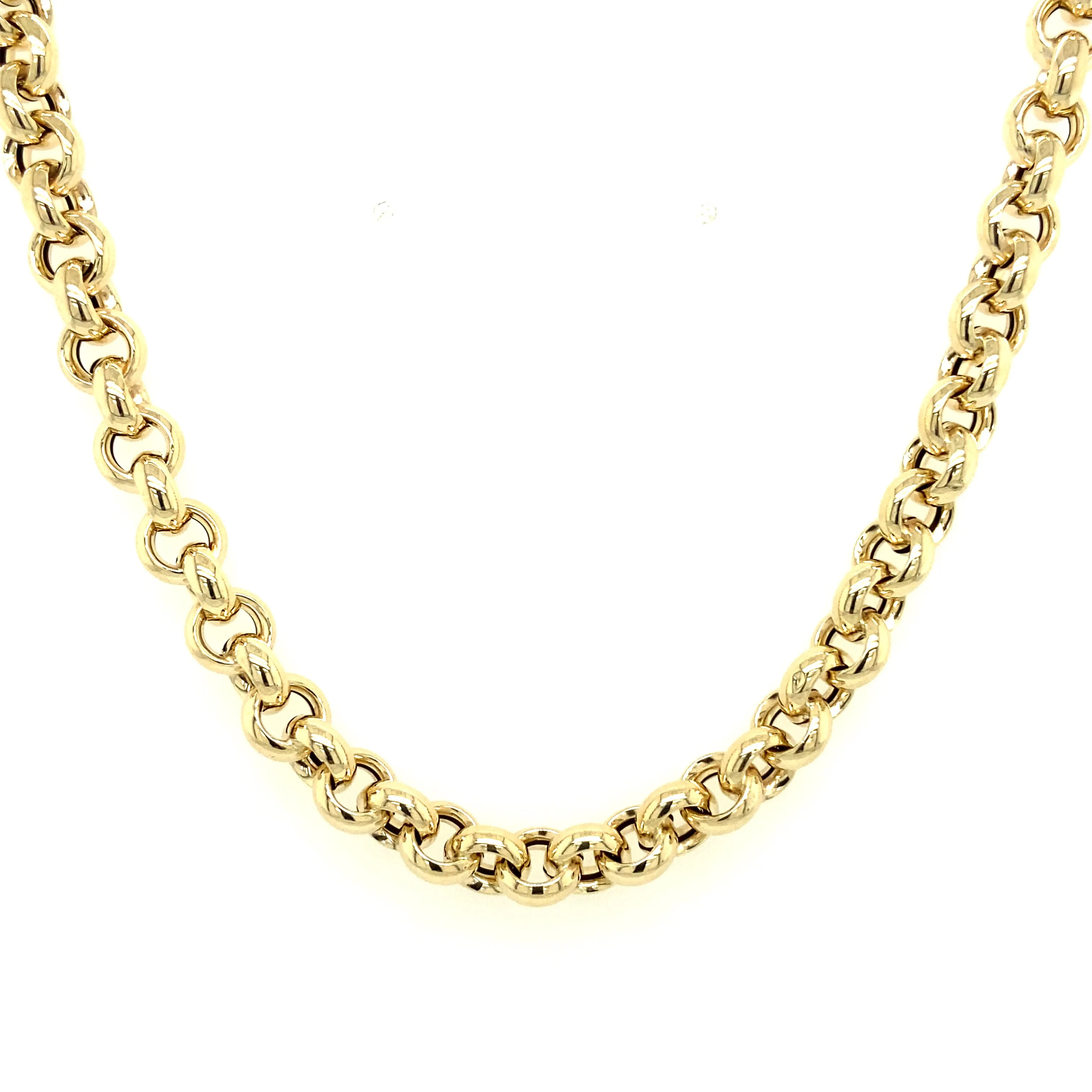 Puffy Rollo Chain Necklace
