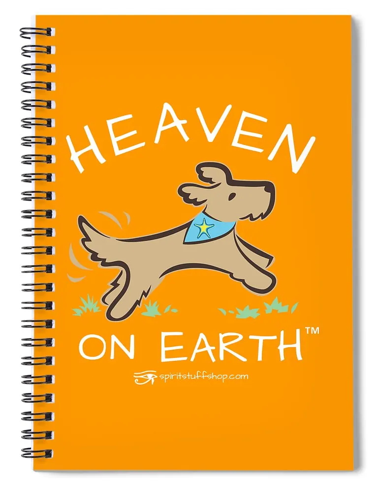 Pup/dog Heaven On Earth - Spiral Notebook