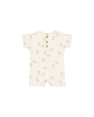 Quincy Mae - Short Sleeve One Piece - Puppies