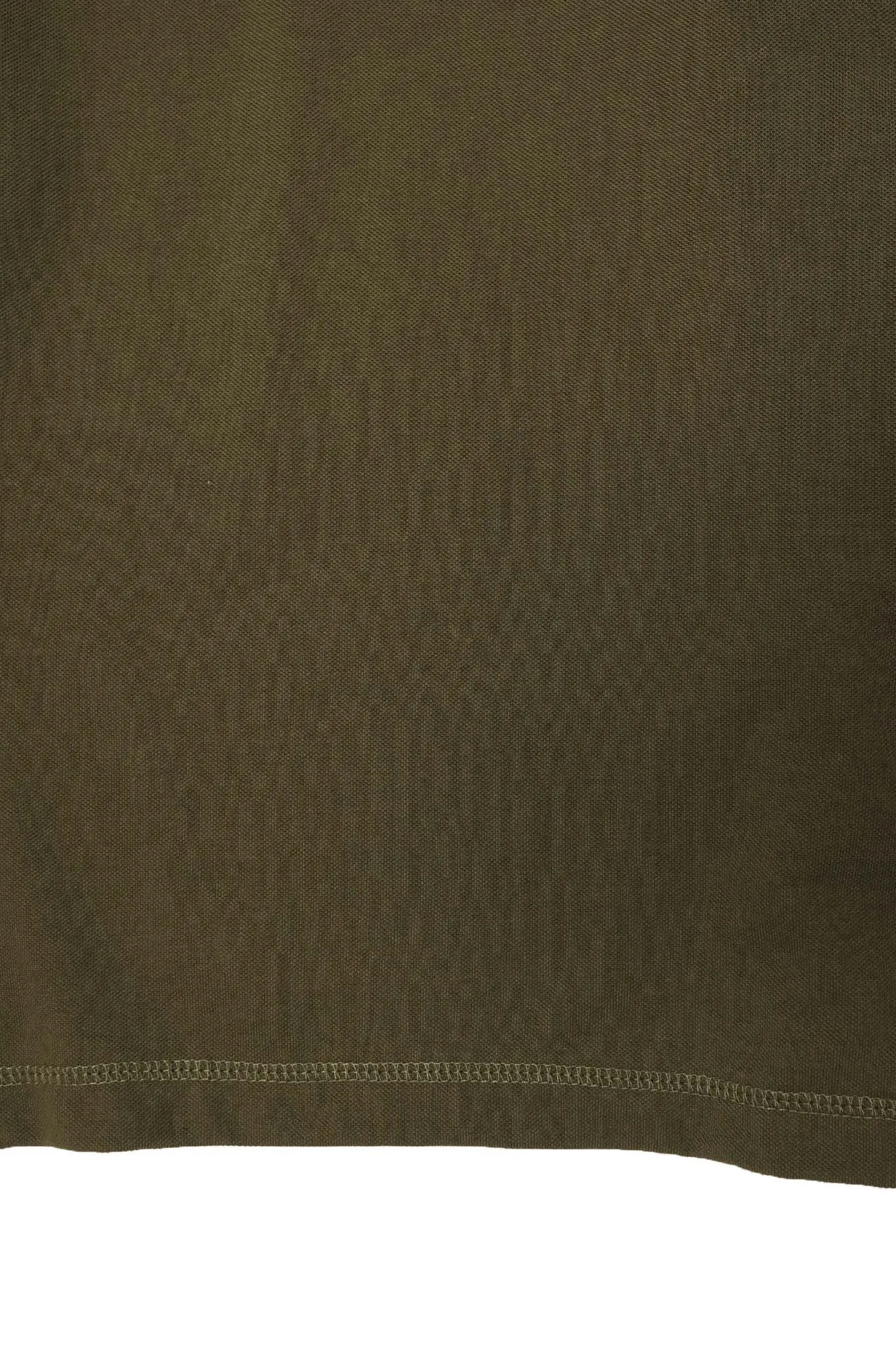 "CLUB" L/S POLO SHIRT IN OLIVE