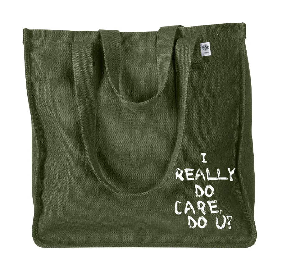 "I Really Do Care, Do you?" Simplicity Tote